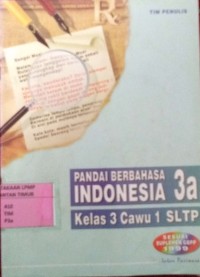 Image of Pandai Berbahasa Indonesia 3a