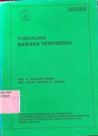 Image of Fonologi Bahasa indonesia