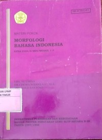 Image of morfologi bahasa indonesia