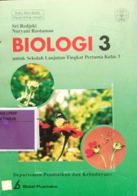 Image of Biologi 3 untuk SLTP Kelas 3