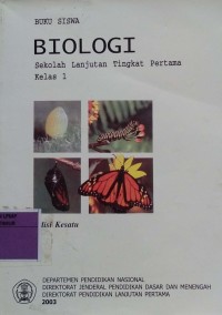 Image of Buku siswa BIOLOGI SLTP KELAS 1 edisi kesatu