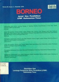 Image of BORNEO JURNAL Vol XlI No 2 Des 2018
