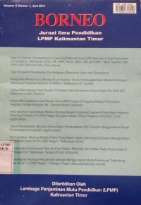 Image of BORNEO JURNAL Vol v No 1 Jun 2011