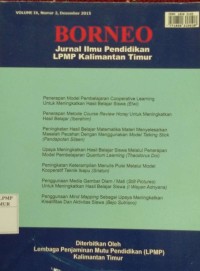 Image of BORNEO JURNAL Vol lX No 2 Des 2015