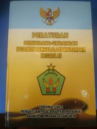 Image of PERATURAN PERUNDANG-UNDANGAN PEDOMAN PENGELOLAAN KEUANGAN NEGARA RI