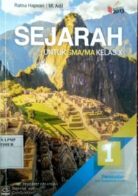 Image of Sejarah 1 SMA dan MA