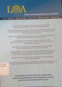 Image of Loa Jurnal Ilmiah Kebahasaan dan Kesastraan Vol 13 No 1 Juni 2018