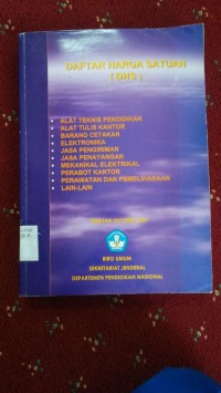 Image of Daftar Harga Satuan