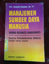 Image of manajemen sumber daya manusia