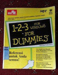 Image of 1-2-3 for windows for dummies