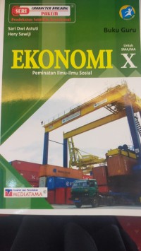 Image of Buku guru EKONOMI untuk SMA/MA X peminatan ilmu ilmu sosial