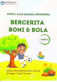 Image of Modul Ajar Bahasa Indonesia Bercerita Boni dan Bola