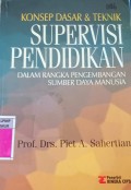 konsep dasar & Teknik supervisi pendidikan