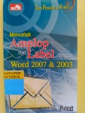 Mencetak Amplop dan Label dengan Word 2007 & 2003