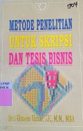 Metode penelitian untuk skripsi dan tesis bisnis