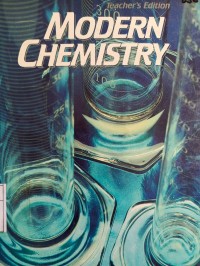 Image of Teacher edition Modern Chemistry