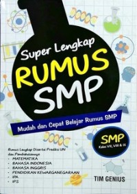 Image of Super Lengkap Rumus SMP