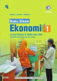 Image of Buku guru EKONOMI 1 untuk kelas X SMA dan MA