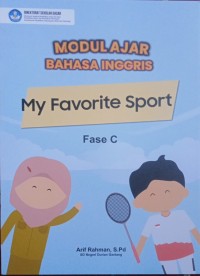 Image of Modul Bahasa Inggris Fase  C My Favorite Sport